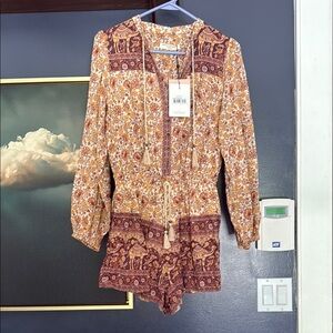 Spell Long Sleeve Sundown Romper